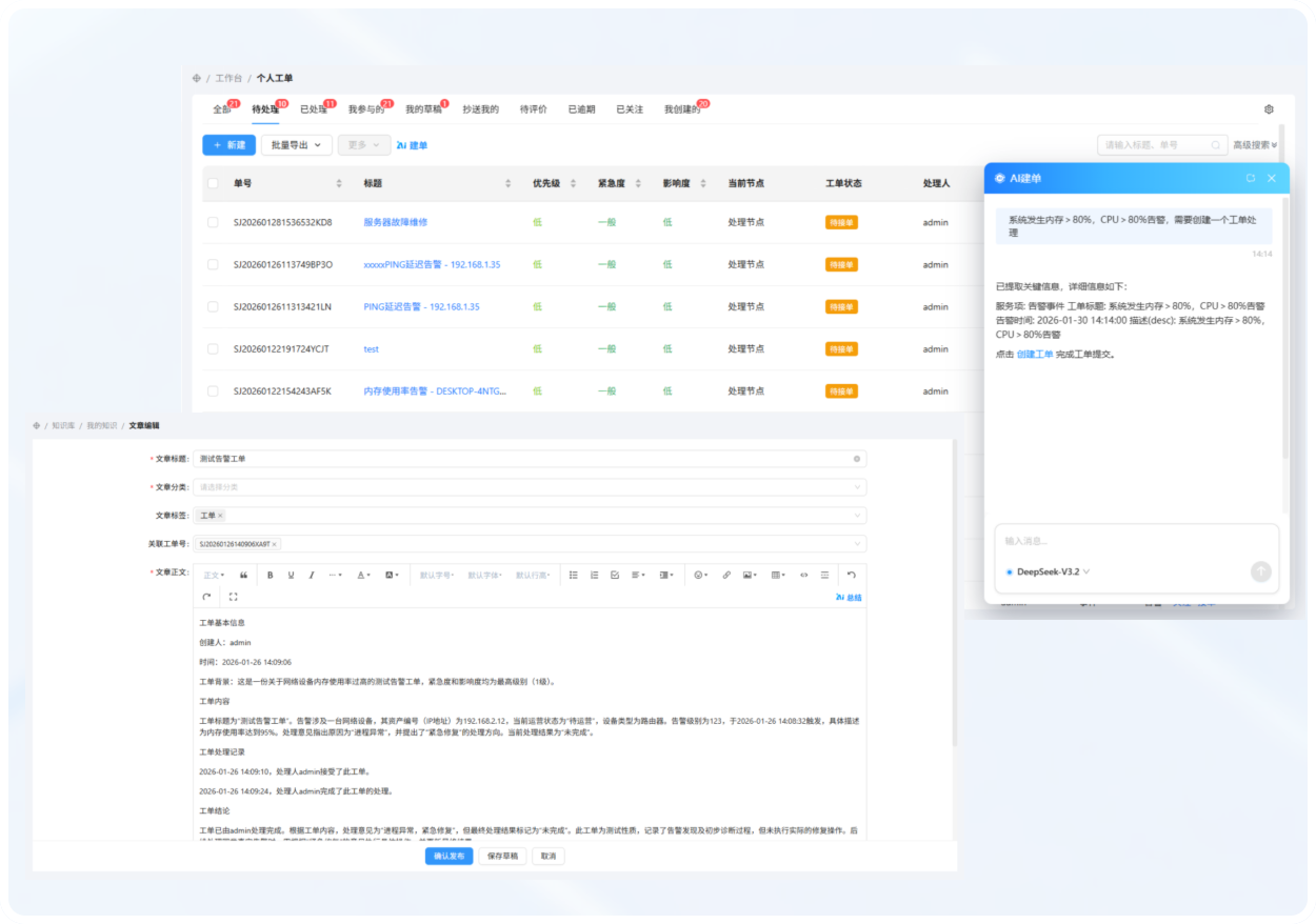 ITSM+ AI